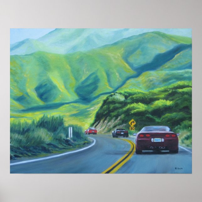 Corvette Caravan Poster (Vorne)