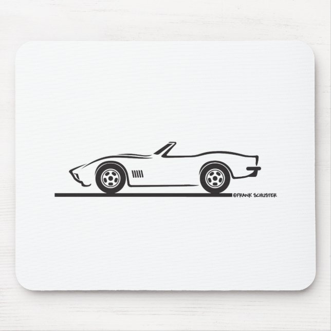 Corvette-Konvertible 1970-72 Mousepad (Vorne)