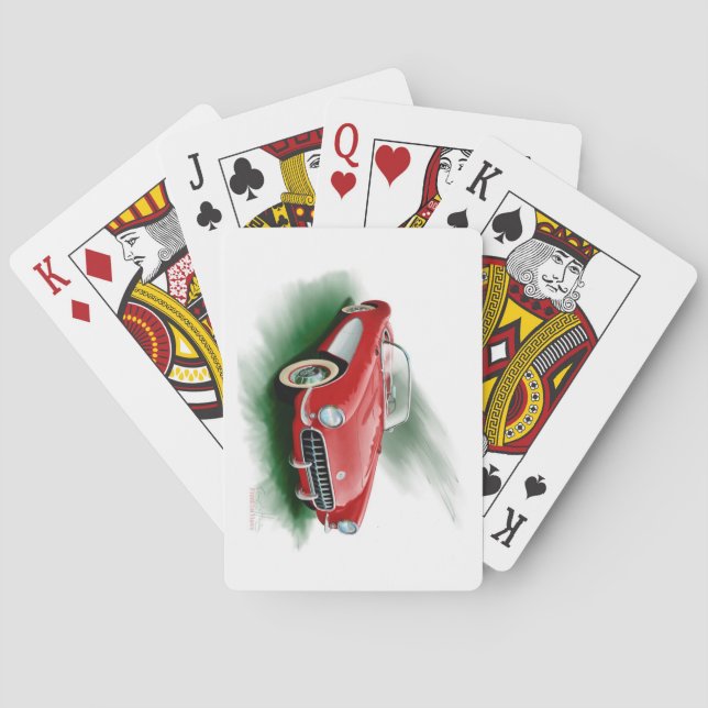 Corvette Playing Cards Spielkarten (Rückseite)