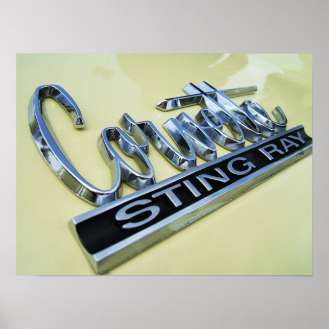 Corvette Sting Ray Poster (Vorne)