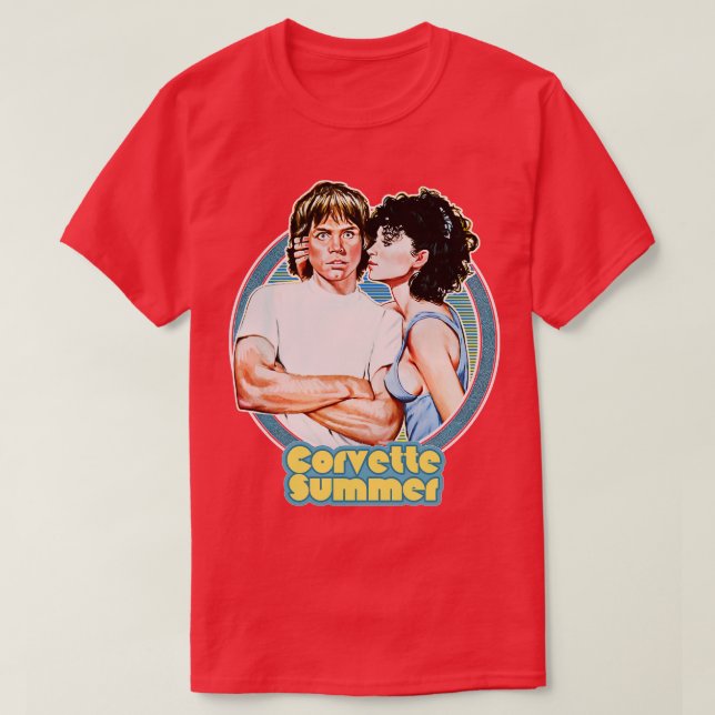 Corvette Summer Retro Design T-Shirt (Design vorne)