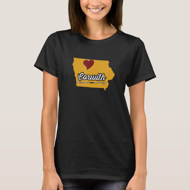CORWITH IOWA IA USA  Cute Souvenir Merch  US City  T-Shirt (Vorderseite)