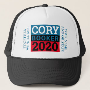Cory Booker 2020 personalisierte ABSTIMMUNG Waren Truckerkappe