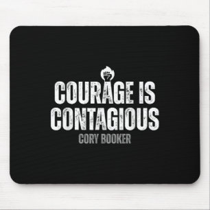 Cory Booker Courage ist ansteckend Cory Filibooker Mousepad