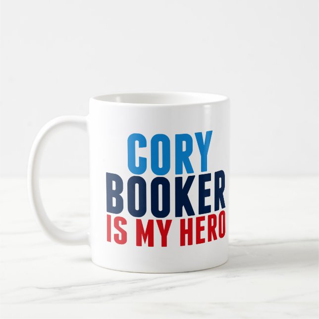 Cory Booker ist mein Held Kaffeetasse (Links)