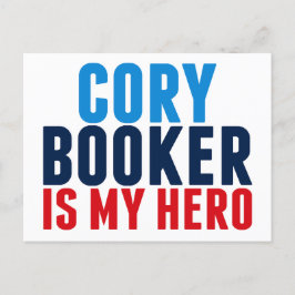 Cory Booker ist mein Held Postkarte