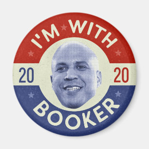 Cory Booker Präsident 2020 Foto Retro Magnet