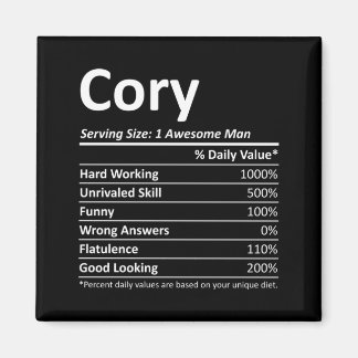 Cory Rition Lustiger Geburtstag Personalisiertes N Magnet
