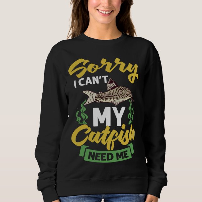 Corydoras Catfish Cory Fish Paleatus Adolfoi Aquar Sweatshirt (Vorderseite)