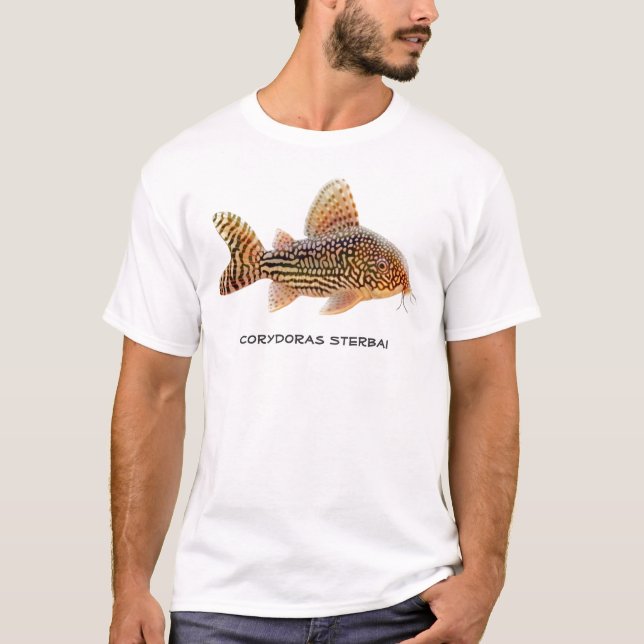 Corydoras Sterbai Fisch-T - Shirt (Vorderseite)
