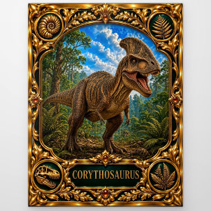 Corythosaurus, Juwelen-Erbstück-Kunst Postkarte