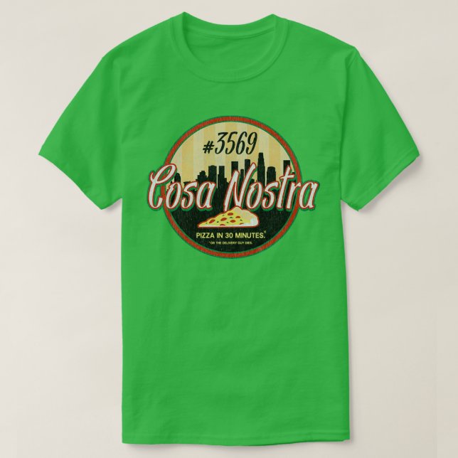 Cosa Nostra Pizza  T-Shirt (Design vorne)