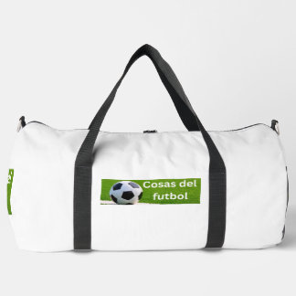 Cosas del futbol duffle bag