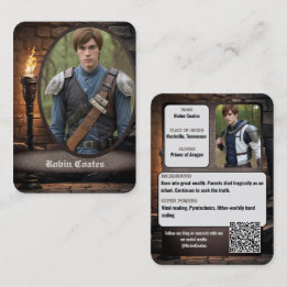 Coscard Cosplay Trading Cards | QR-Code Visitenkarte