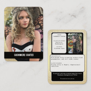 Coscards   Benutzerdefinierte Cosplay-Sammelkarten Visitenkarte