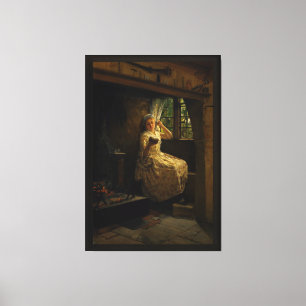 Cosey Corner by Frank Millet Leinwanddruck