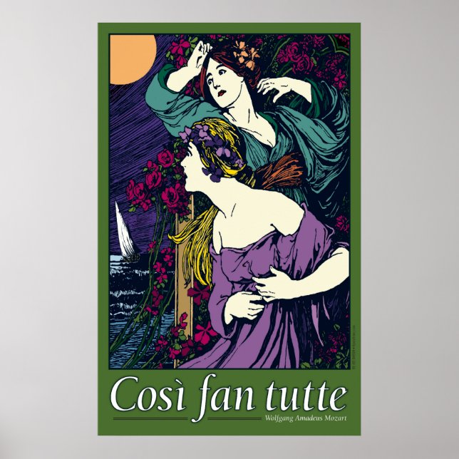 Così fan tutte, Opera Poster (Vorne)