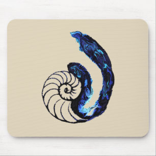 Cosima Tätowierungs-Waisen-Schwarz-kundengerechter Mousepad