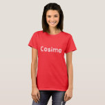 Cosima, vom Fernsehshow Waisen-Schwarzen T-Shirt<br><div class="desc">Cosima ist ein Charakter vom Fernsehshow Waisen-Schwarzen</div>