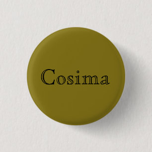 Cosima vom offenen Schriftarttext des Button