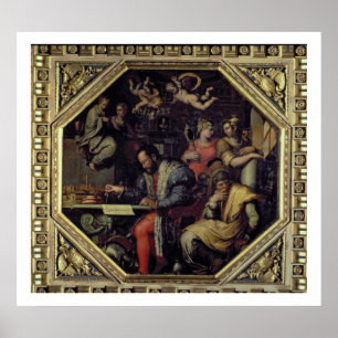 Cosimo I de' Medici (1519-74) plant die Konquis Poster
