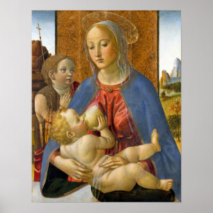 Cosimo Rosselli Madonna and Child Poster