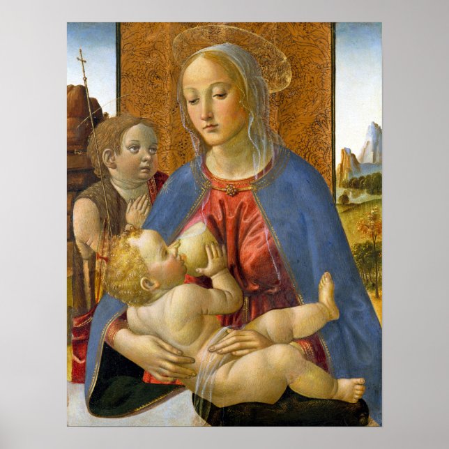 Cosimo Rosselli Madonna and Child Poster (Vorne)
