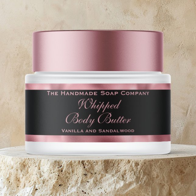 Cosmetics Body Butter Pink Foil & Black Jar (Von Creator hochgeladen)