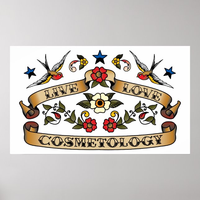 Cosmetologie der Live-Liebe Poster (Vorne)