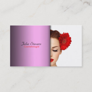 Cosmetologist-Visitenkarte Visitenkarte