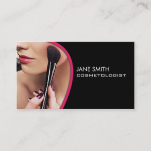Cosmetologistcosmetology-Maskenbildner elegant Visitenkarte