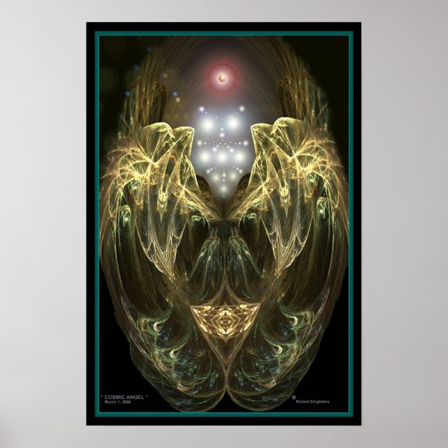 " COSMIC ANGEL " von Robert Singletary Poster (Vorne)