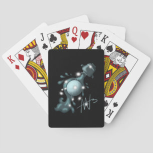 Cosmic Aquarius Uranus Zodiac Spielkarten