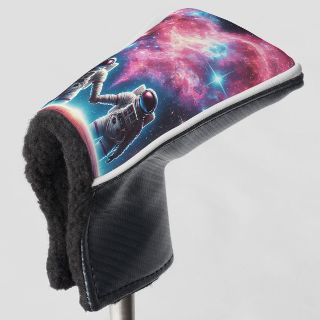 Cosmic Astronaut Golf Club Head Cover Headcover (3/4 Vorderseite)