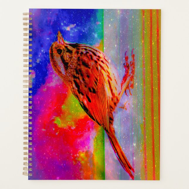 Cosmic Bird Dreamscape Art Print" Planer (Vorderseite)