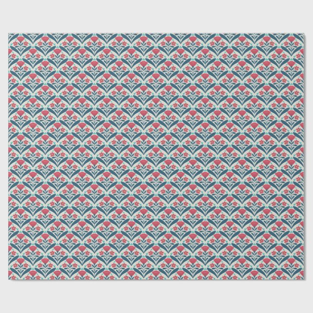 Cosmic Bloom Bunch Geschenkpapier (Flach)