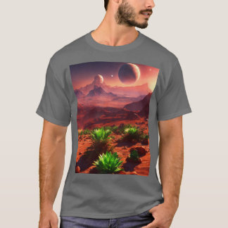 "Cosmic Bloom: Planet of Pflanze T-Shirt" T-Shirt