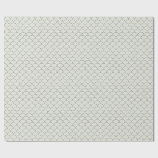 Cosmic Bloom Scallops Geschenkpapier (Flach)