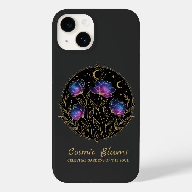 Cosmic Blooms – Celestial Floral Mandala flowers Case-Mate iPhone Hülle (Rückseite)