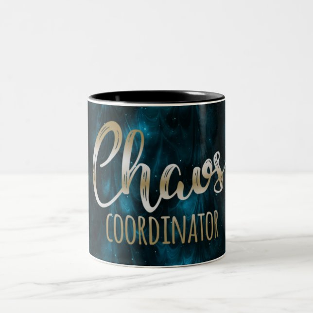 Cosmic Blue Chaos Coordinator Tasse (Mittel)