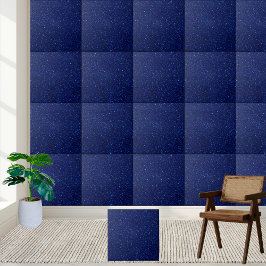 Cosmic Blue Galaxy Starry Night Keramik Tile Fliese