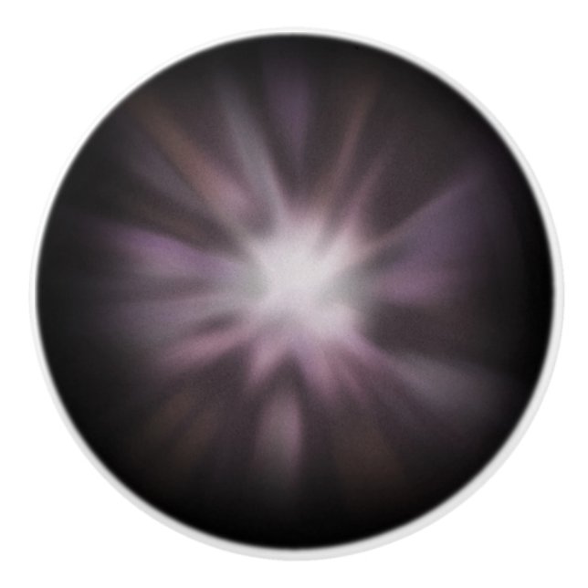 Cosmic Burst Artwork Keramikknauf (Vorderseite)