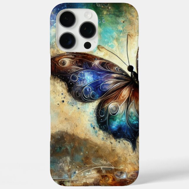 Cosmic Butterfly Fantasy Artwork Case-Mate iPhone Hülle (Rückseite)