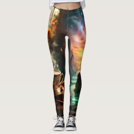 Cosmic Café Leggings - Ritter