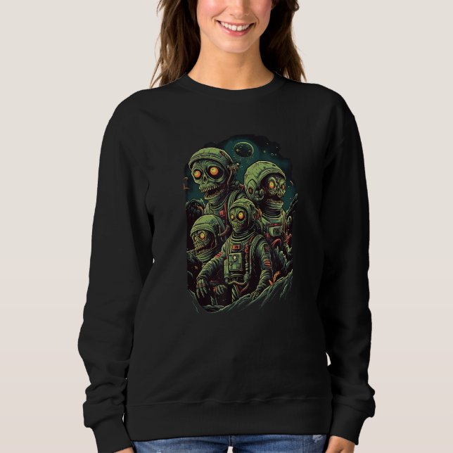 Cosmic Carnage Astronaut Space Zombies Unleashed G Sweatshirt (Vorderseite)