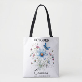Cosmic Carry • October Birth Flower Tote Bag of Lo