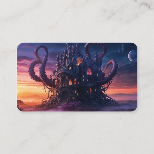 Cosmic Castle aus dem Eons Lange vergangenes Lesez Visitenkarte (Vorderseite)