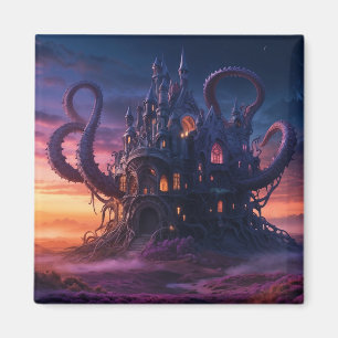 Cosmic Castle aus Eons langer Vergangenheit Magnet