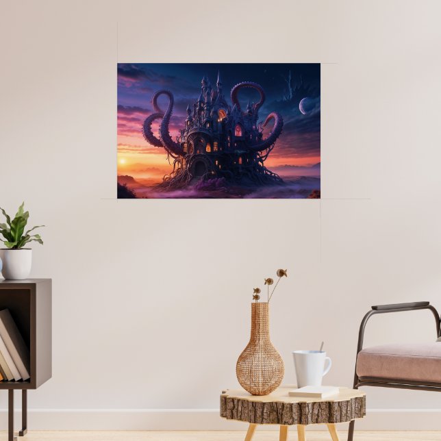 Cosmic Castle aus Eons langer Vergangenheit Poster (Wohnzimmer 3)