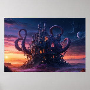 Cosmic Castle aus Eons langer Vergangenheit Poster